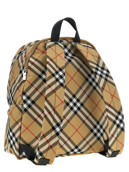 Burberry Beige Polyester Backpack