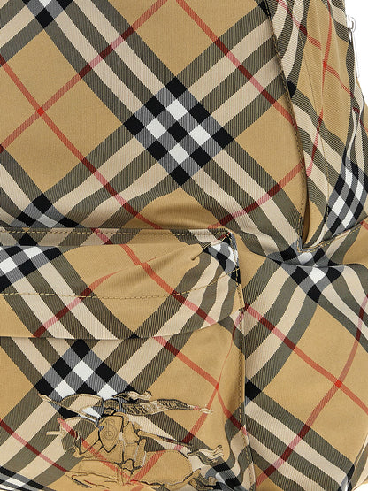 Burberry Beige Polyester Backpack