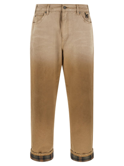 Golden Goose Beige Cotton Casual Pants
