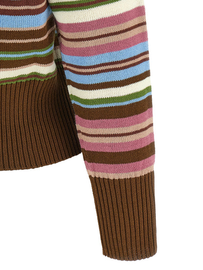Max Mara Multicolor Cotton Cardigan
