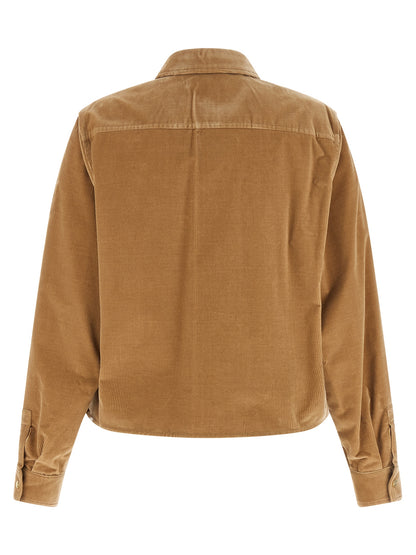 Max Mara Beige Cotton Denim Jacket