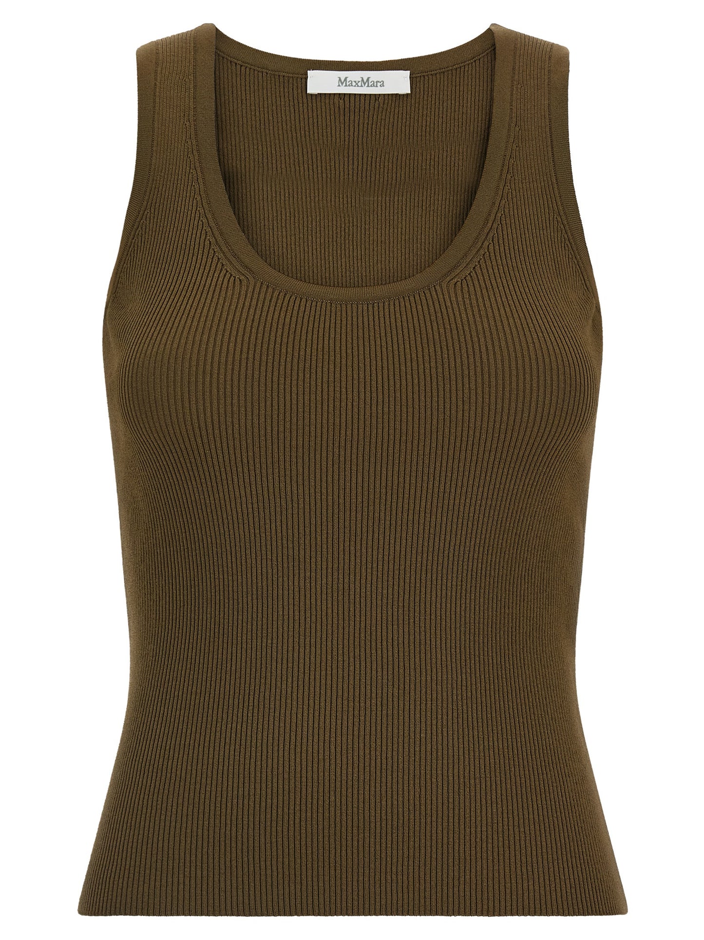Max Mara Bicolor Viscose Sleeveles T-Shirt