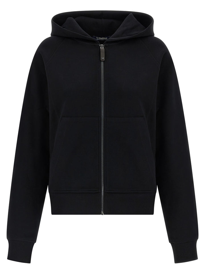 'S Max Mara Black Cotton Sweatshirt