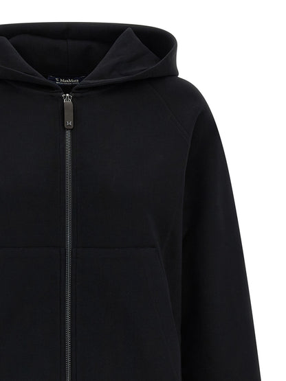 'S Max Mara Black Cotton Sweatshirt