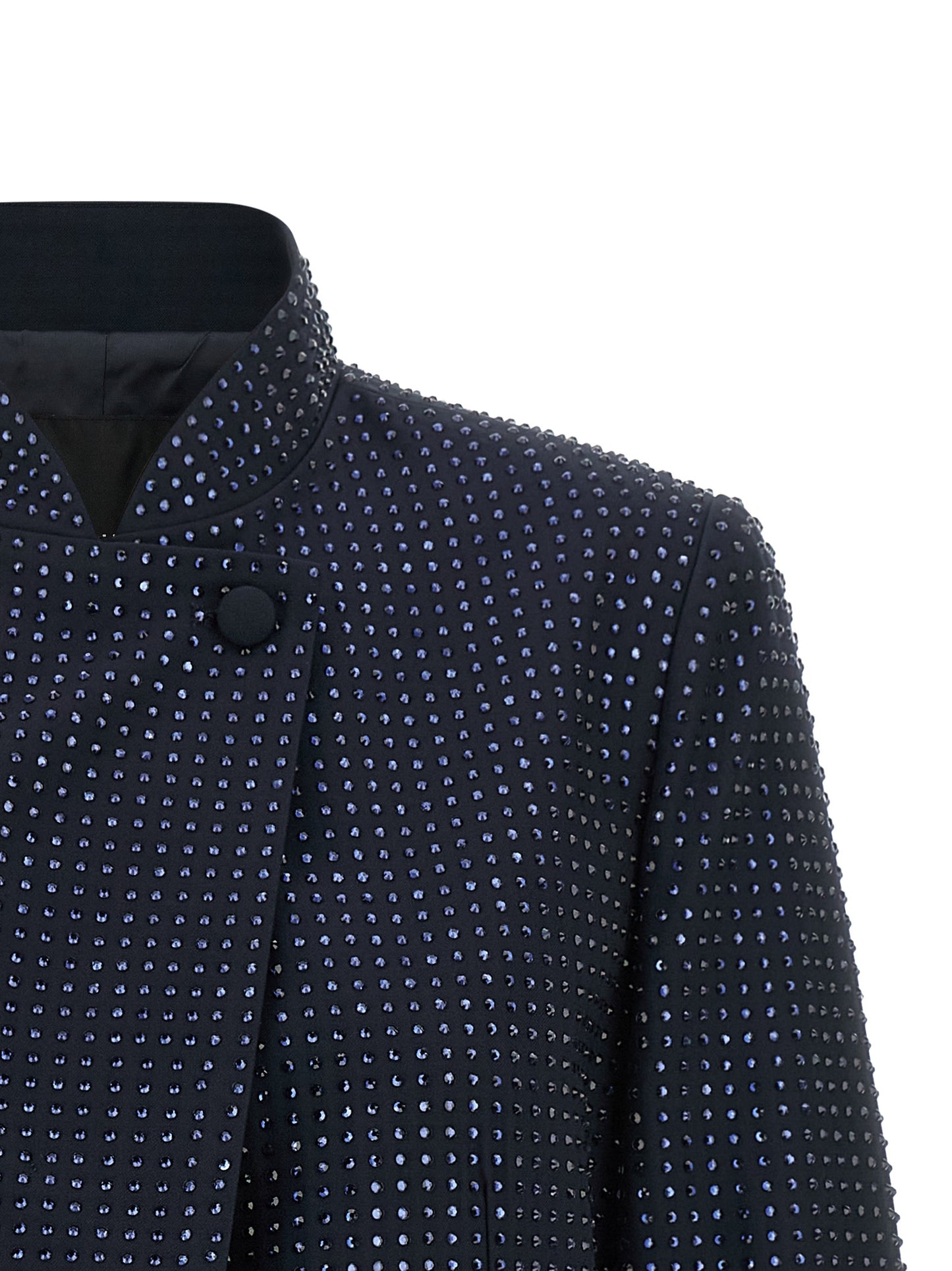 PINKO Blue Polyester Full-Length Jacket