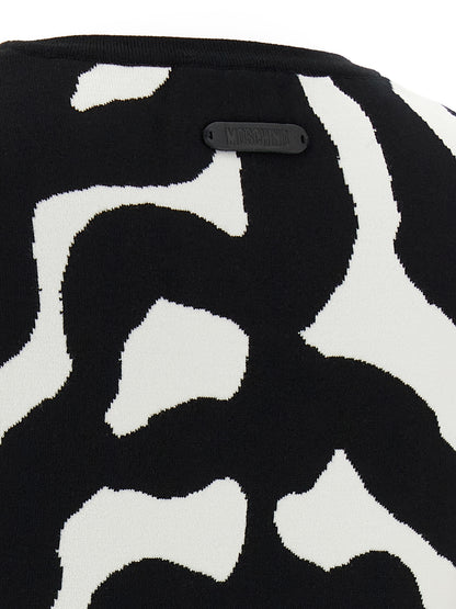 Moschino Black Viscose Cardigan
