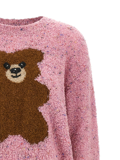 Moschino Multicolor Virgin Wool Cardigan