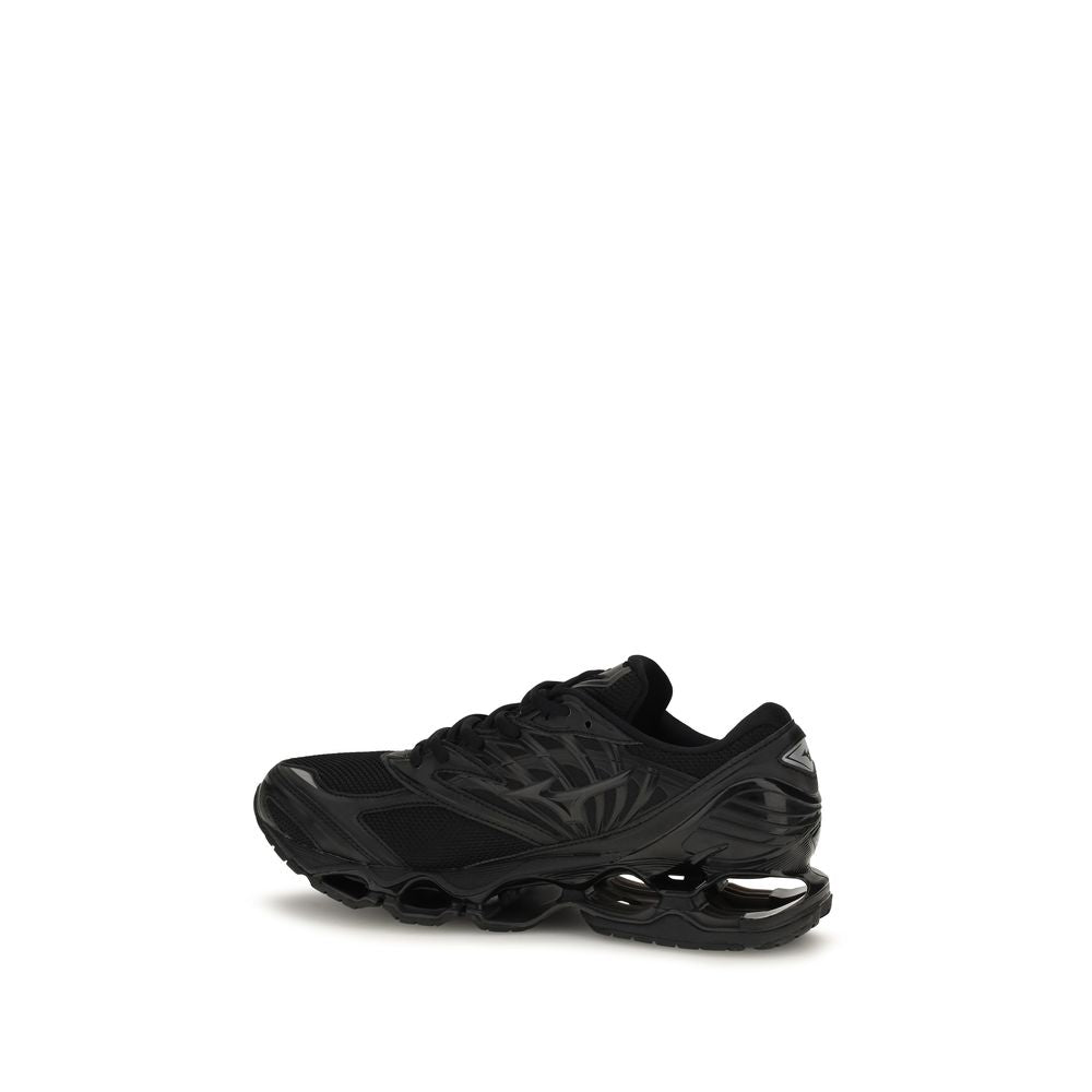 MIZUNO Black Fabric Athletic Sneakers