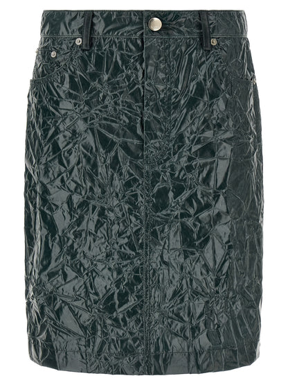 Marni Bicolor Polyester Midi Skirt