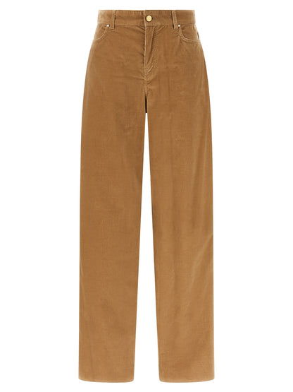 Max Mara Beige Cotton Casual Pants