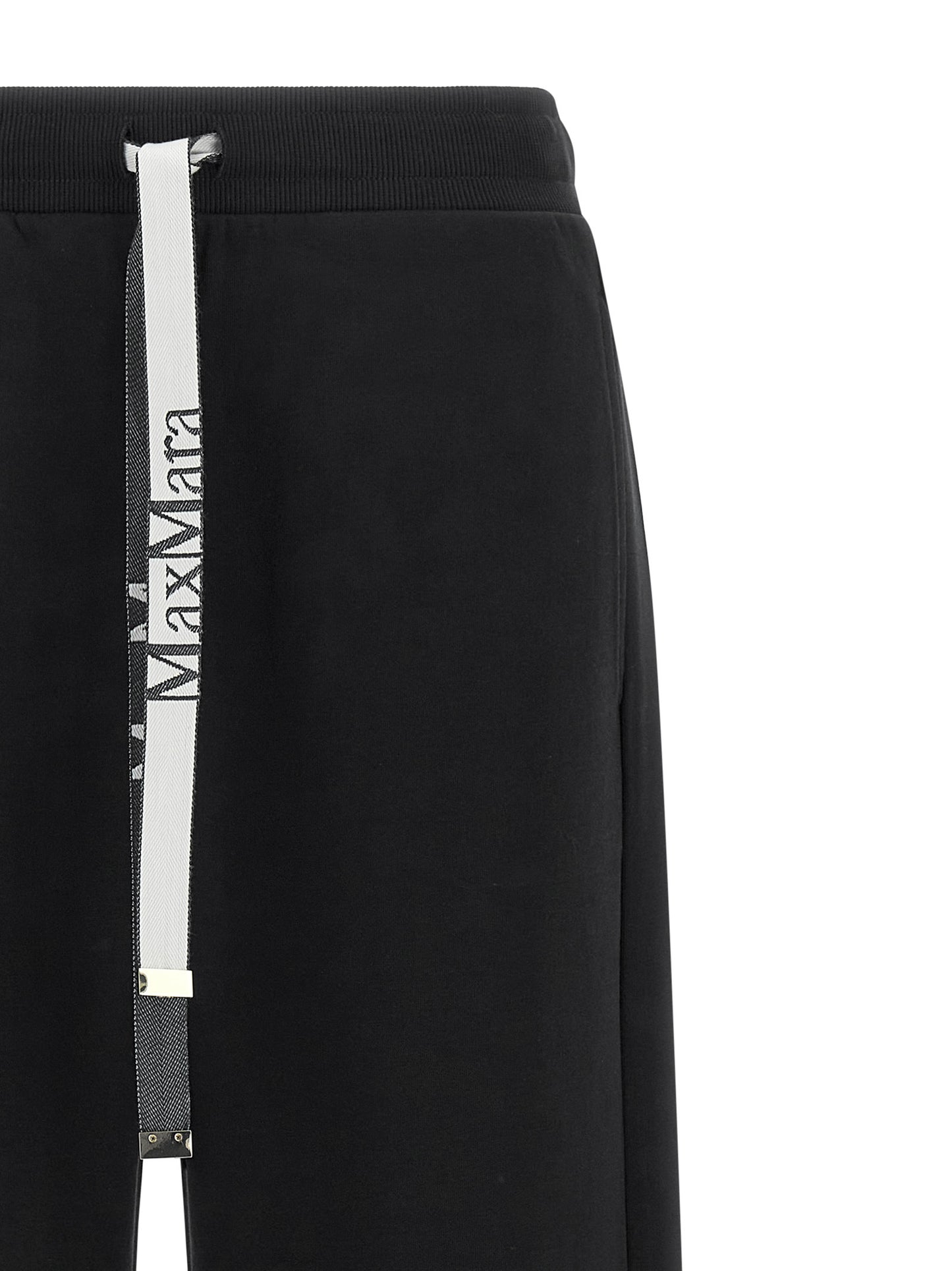'S Max Mara Black Cotton Casual Pants