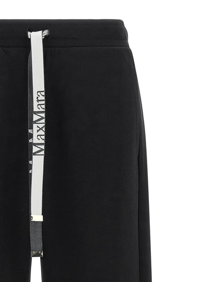 'S Max Mara Black Cotton Casual Pants