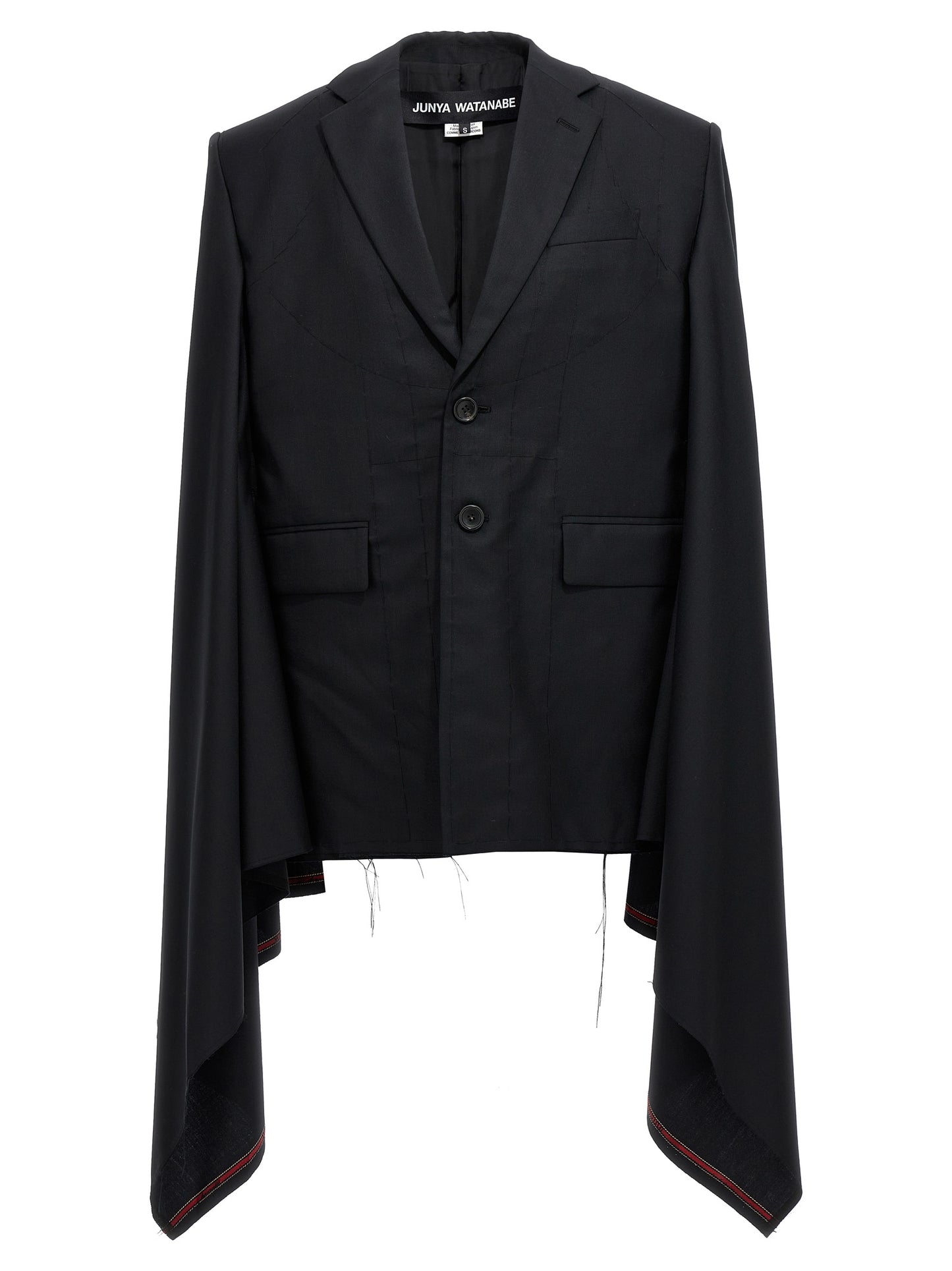 Junya Watanabe Black Wool Coat