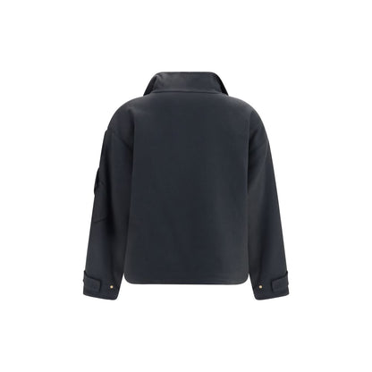 Giorgio Armani Gray Cashmere Coat