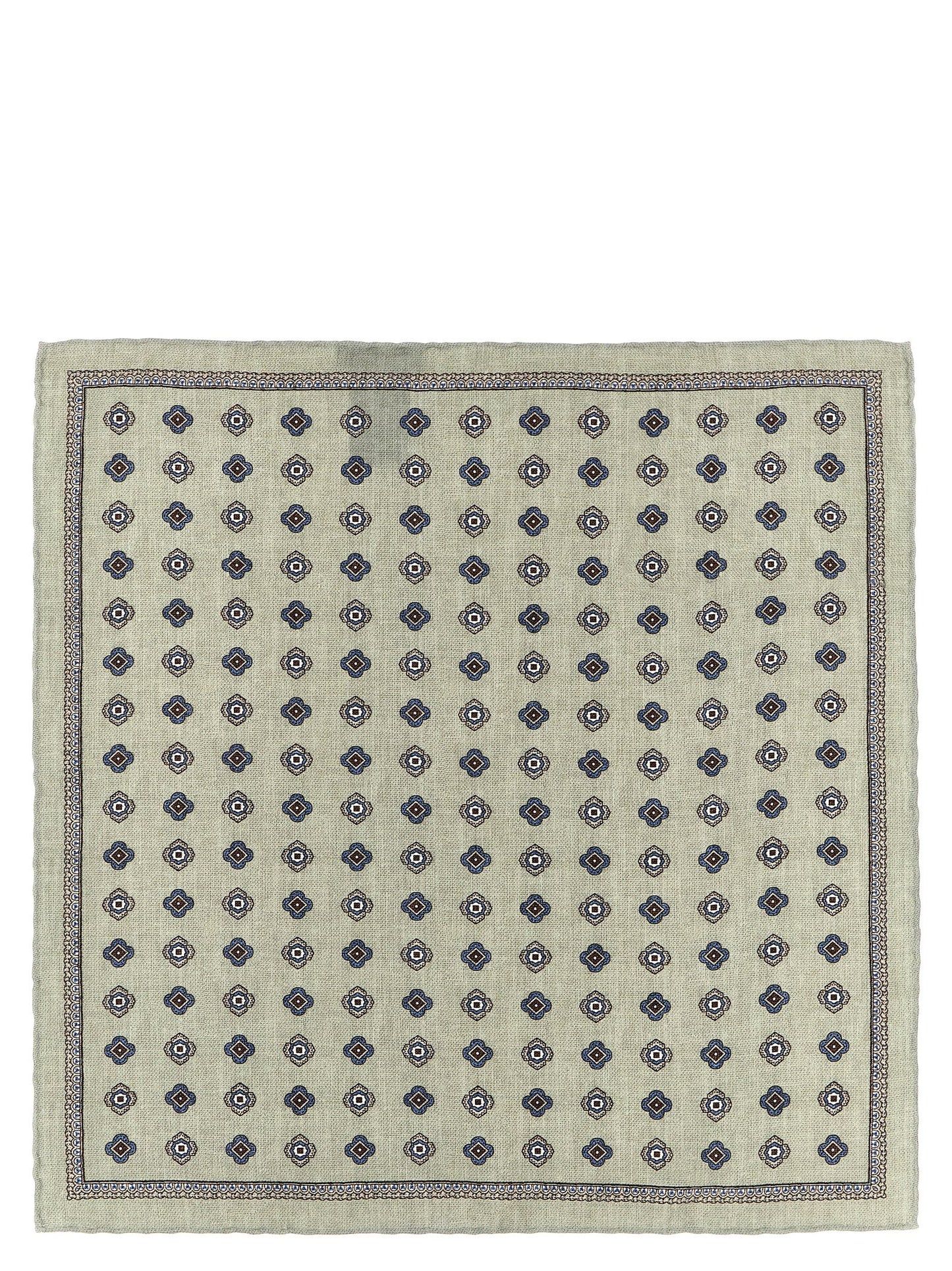 Brunello Cucinelli Multicolor Silk Pocket Square