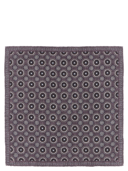 Brunello Cucinelli Multicolor Silk Pocket Square