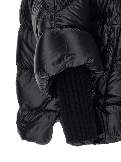 Herno Black Polyamide Coat