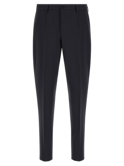 Dolce & Gabbana Blue Virgin Wool Two-Piece Suit