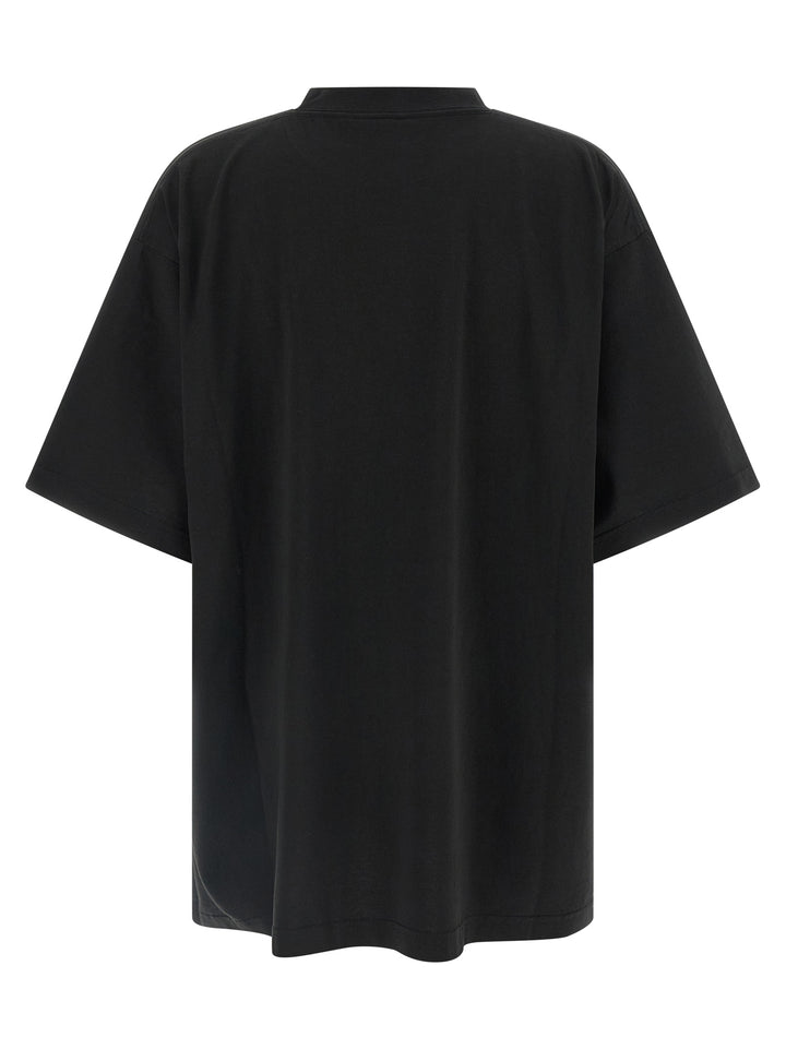 Balenciaga Black Cotton T-Shirt