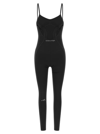 Balenciaga Black Polyamide Jumpsuit