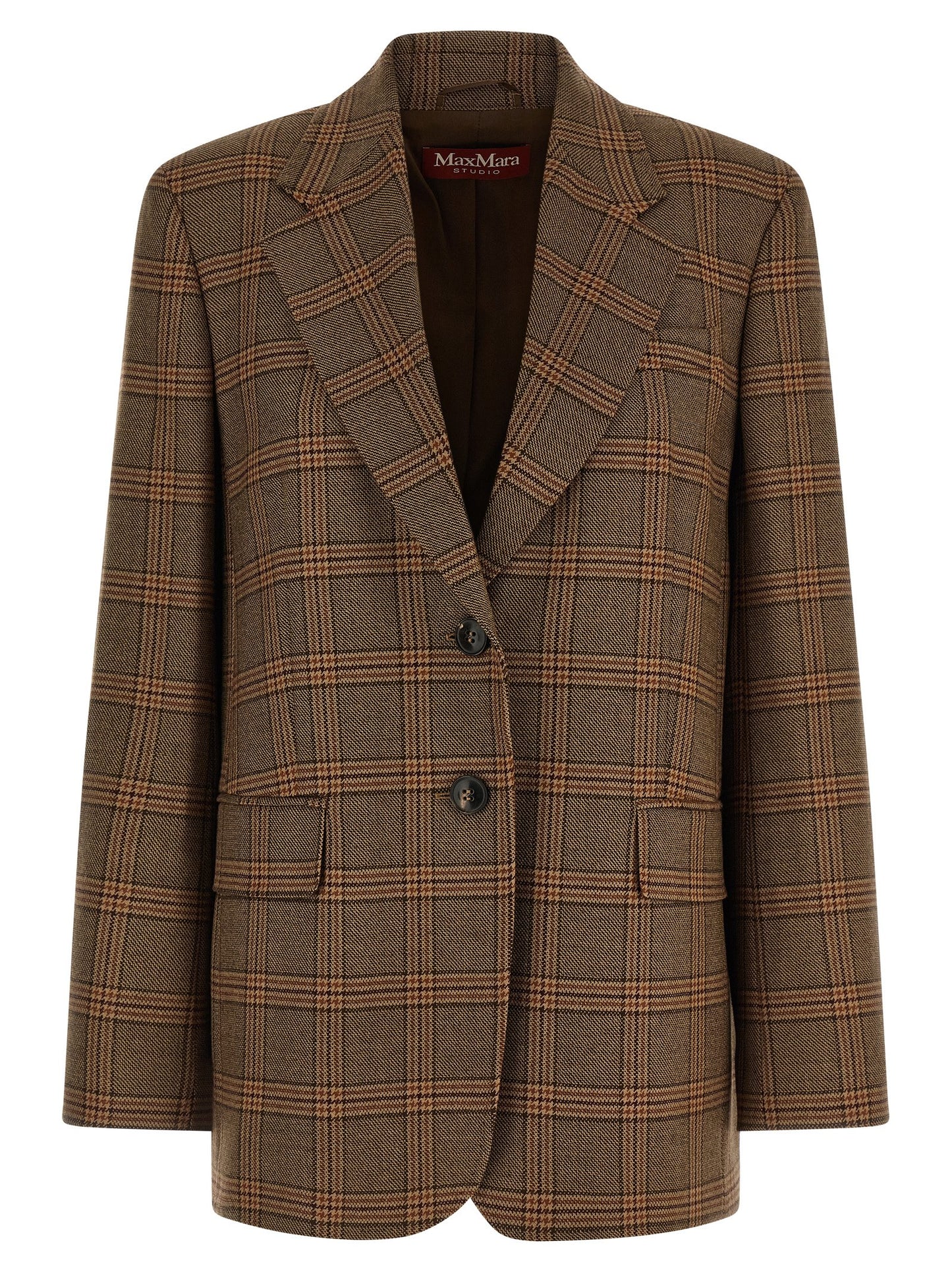 Max Mara Brown Wool Blazer