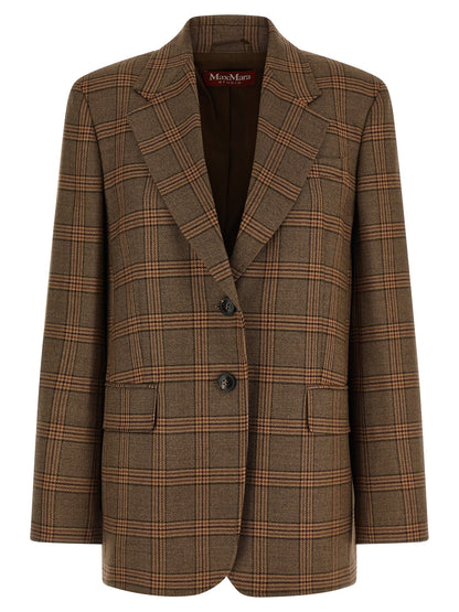 Max Mara Brown Wool Blazer