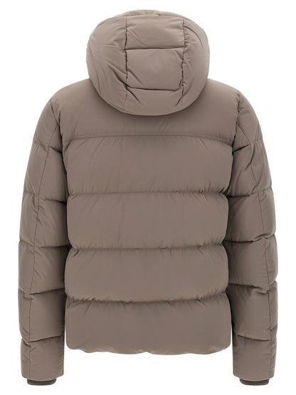 MooRER Gray Wool Bomber