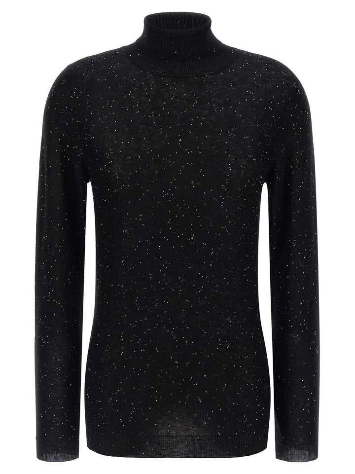 Fabiana Filippi Black Wool Cardigan