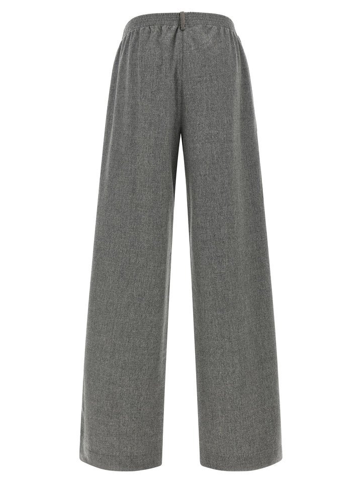 Fabiana Filippi Gray Virgin Wool Cargo Pants