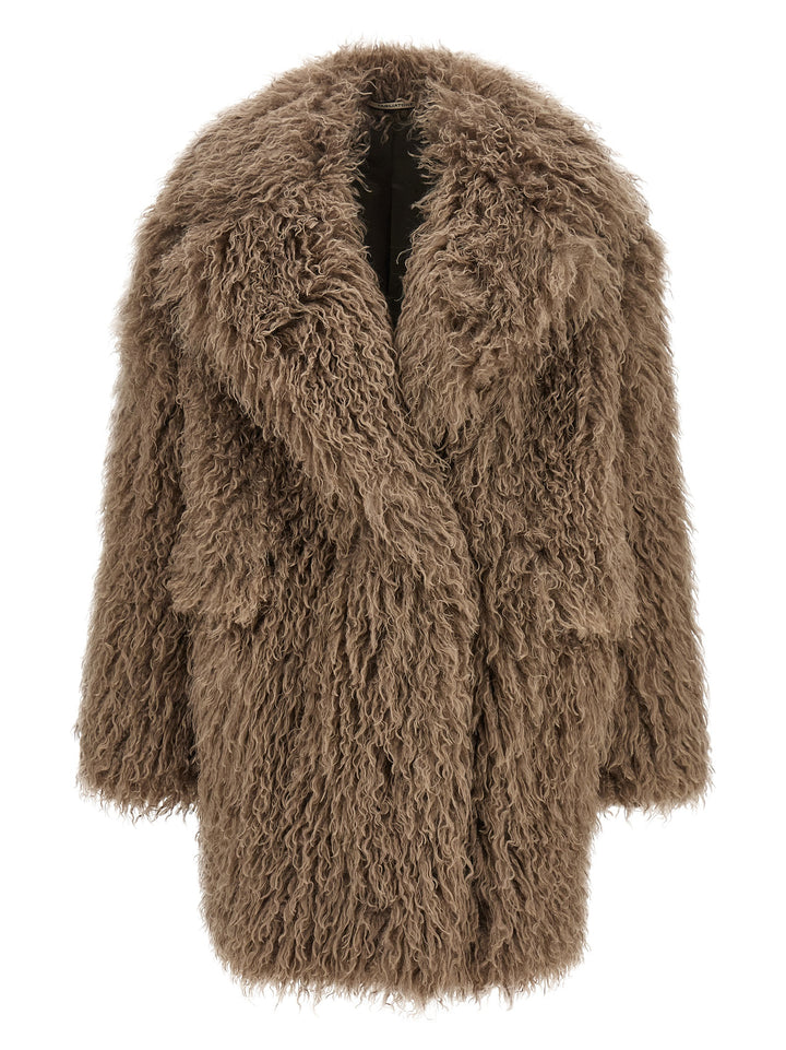 Tagliatore Gray Polyester Coat