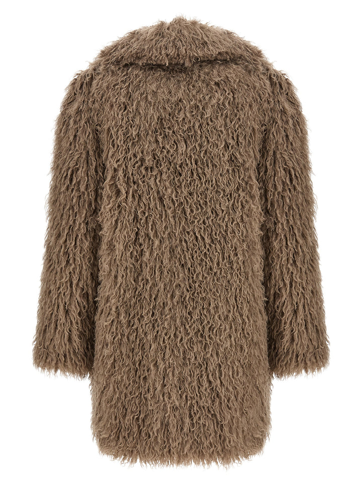 Tagliatore Gray Polyester Coat
