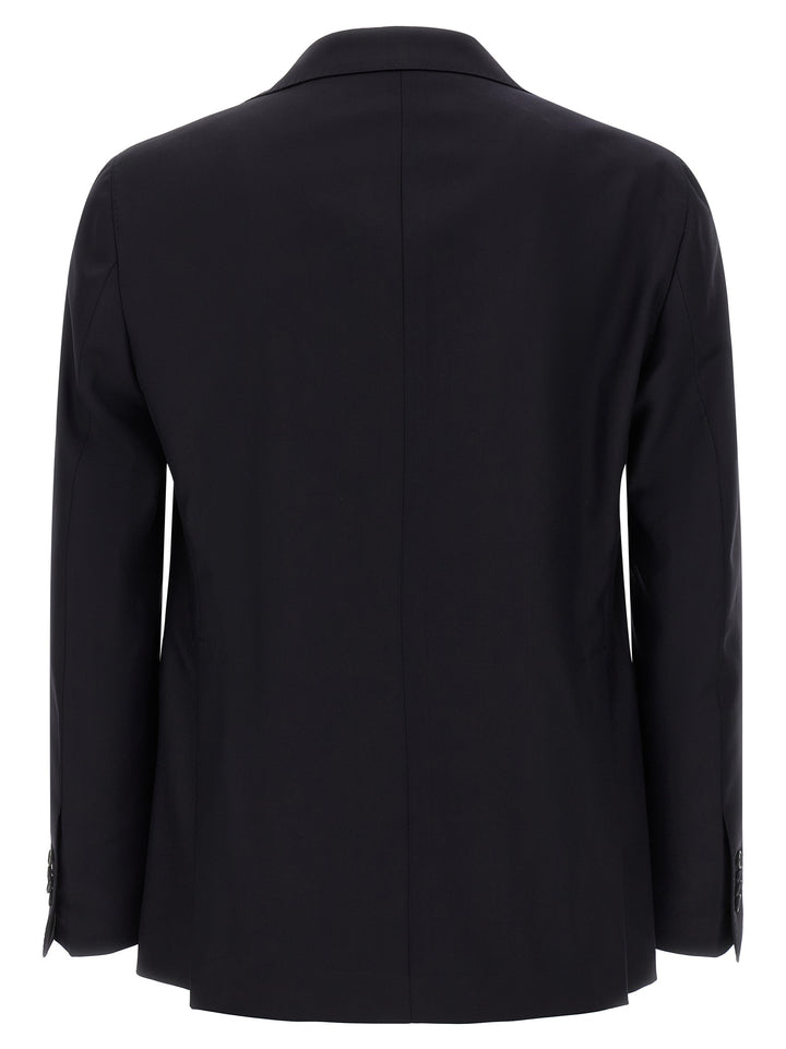 Tagliatore Blue Virgin Wool Two-Piece Suit