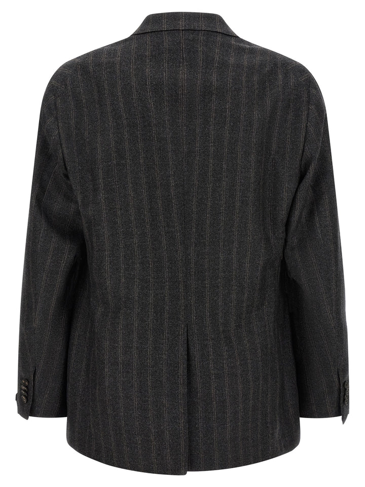 Tagliatore Gray Virgin Wool Two-Piece Suit