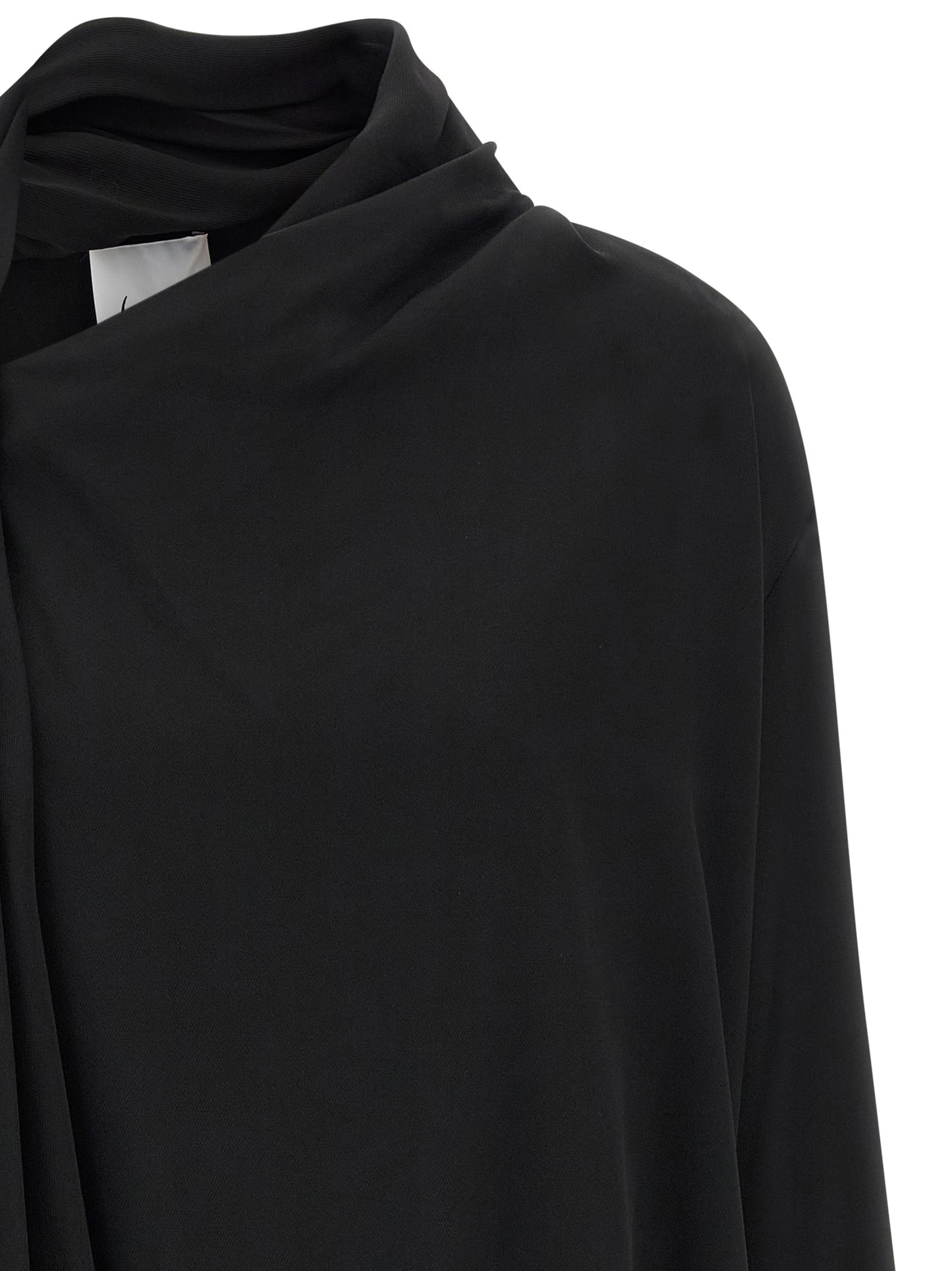 NUDE Black Viscose Blouse