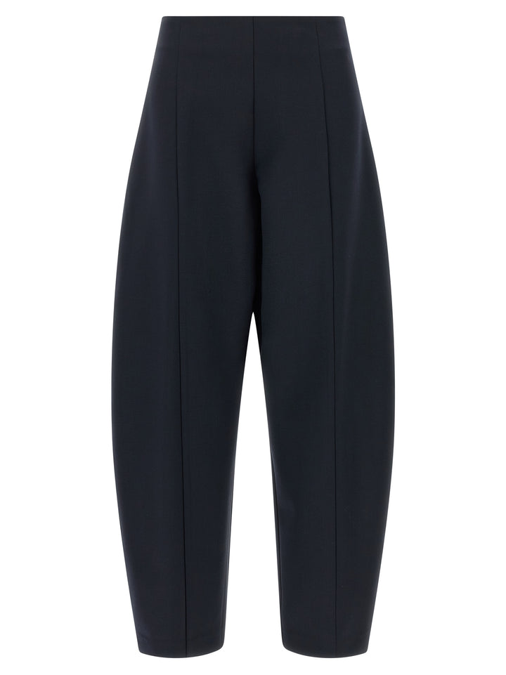 NUDE Blue Wool Casual Pants