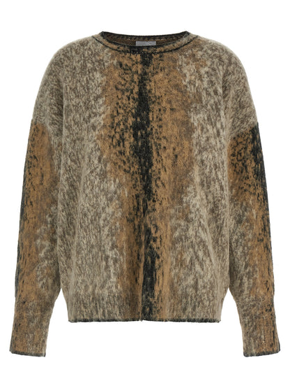 NUDE Brown Wool Cardigan
