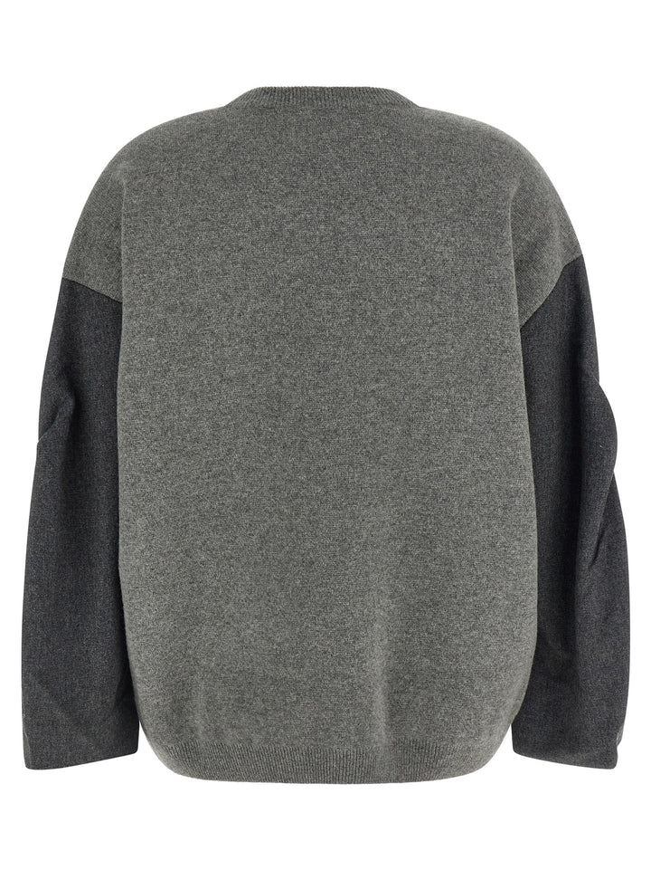 NUDE Gray Wool Cardigan