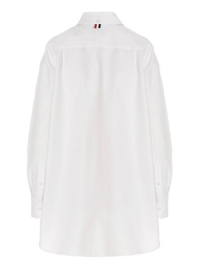 Thom Browne White Cotton Blouse