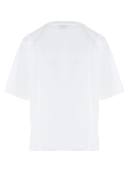 Saint Laurent White Cotton T-Shirt