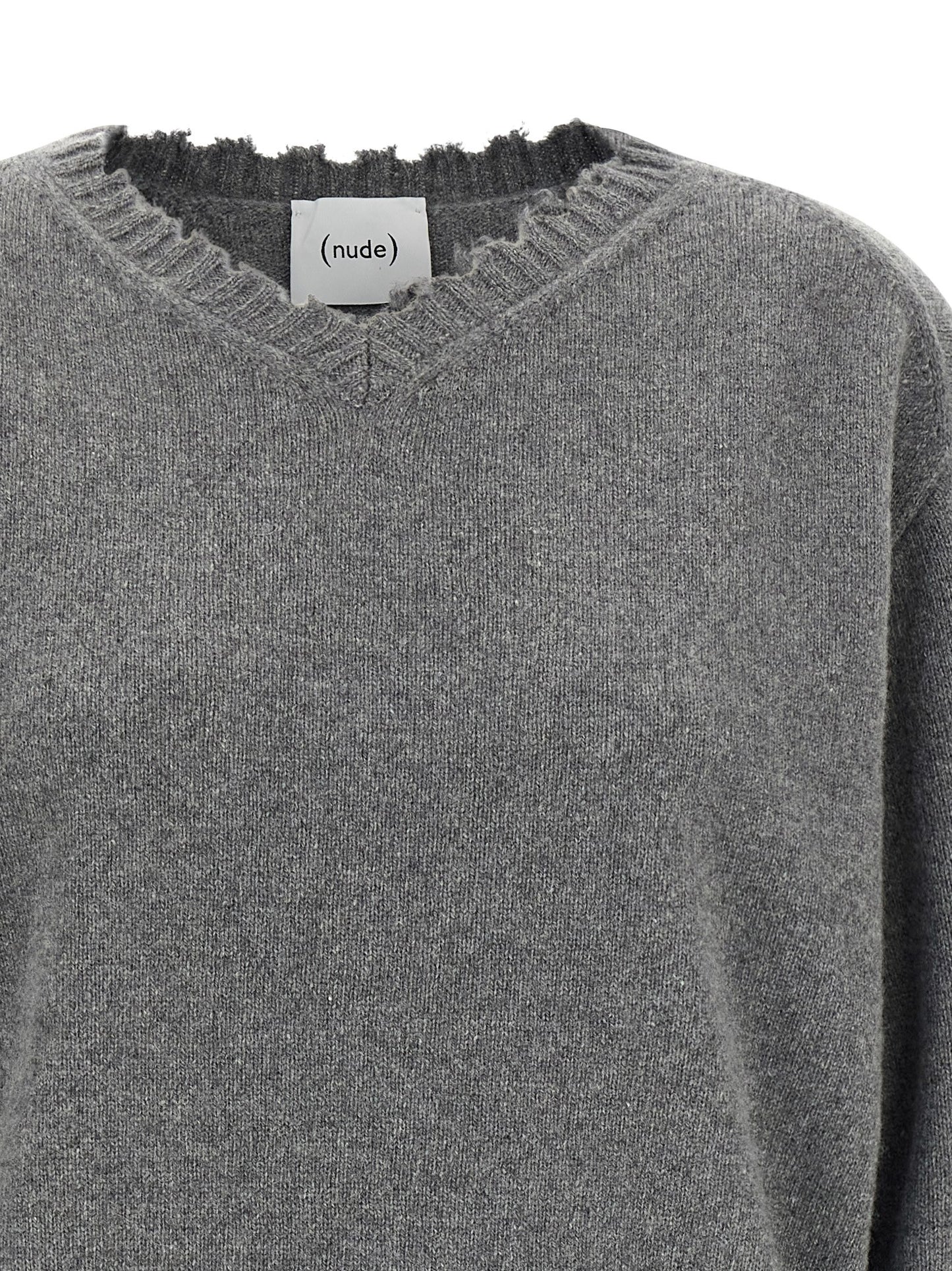 NUDE Gray Cashmere Cardigan
