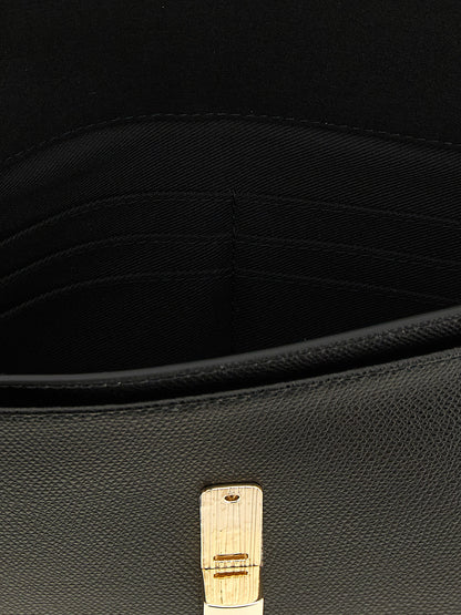 Furla Black Calfskin Clutch Bag