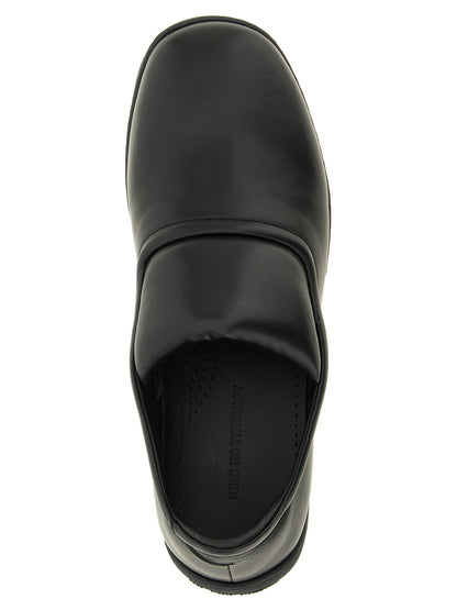 Kiko Kostadinov Black Calfskin Slip-On Loafers