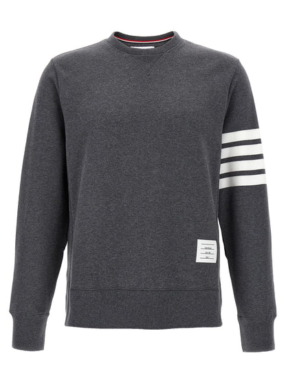 Thom Browne Gray Cotton Sweatshirt
