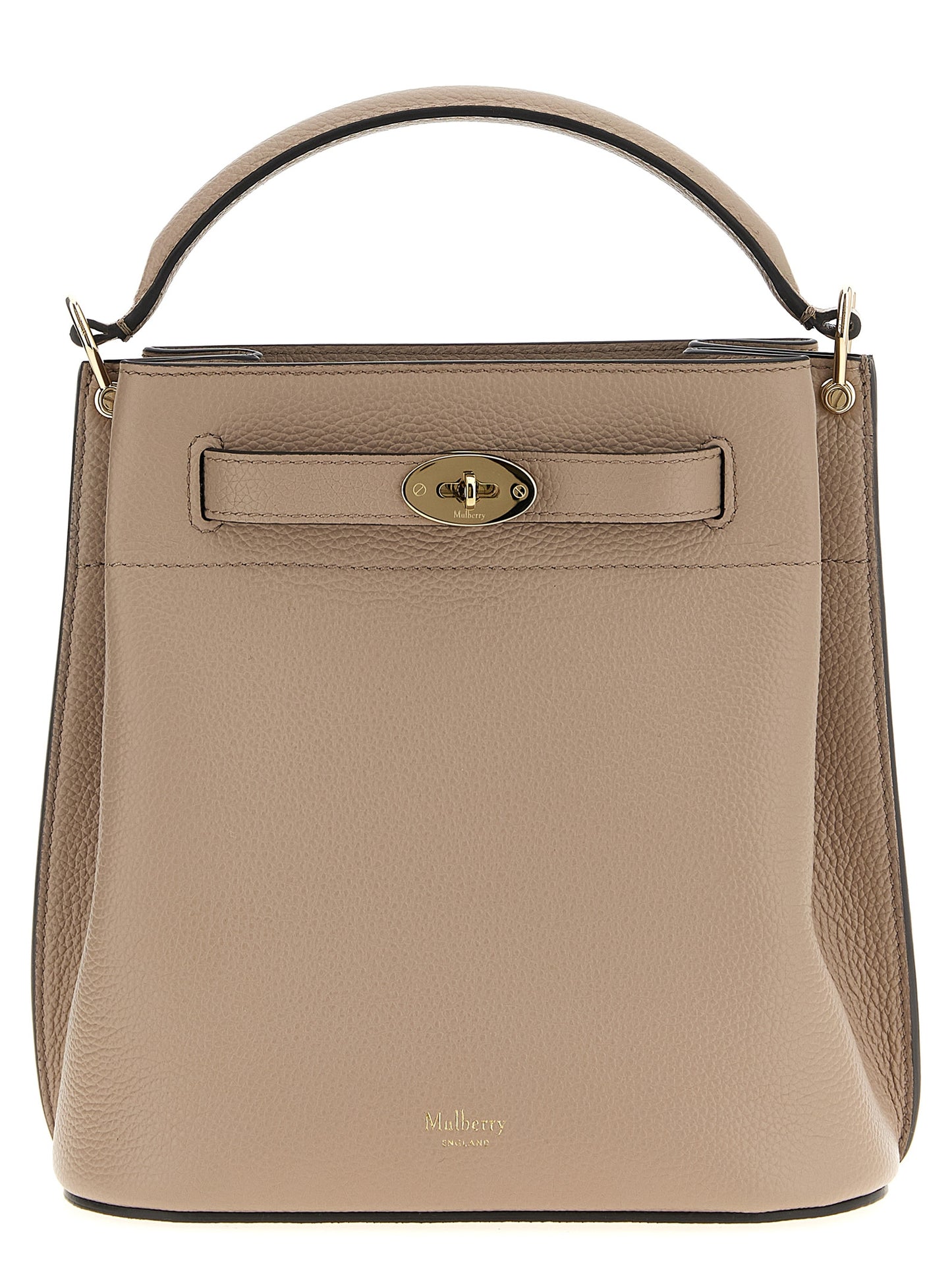 Mulberry Gray Calfskin Crossbody Bag