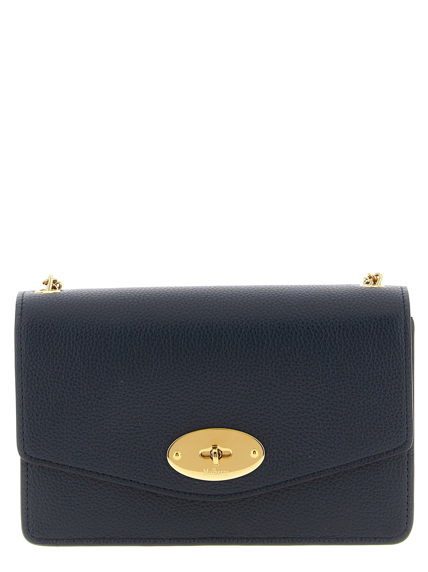 Mulberry Blue Calfskin Crossbody Bag
