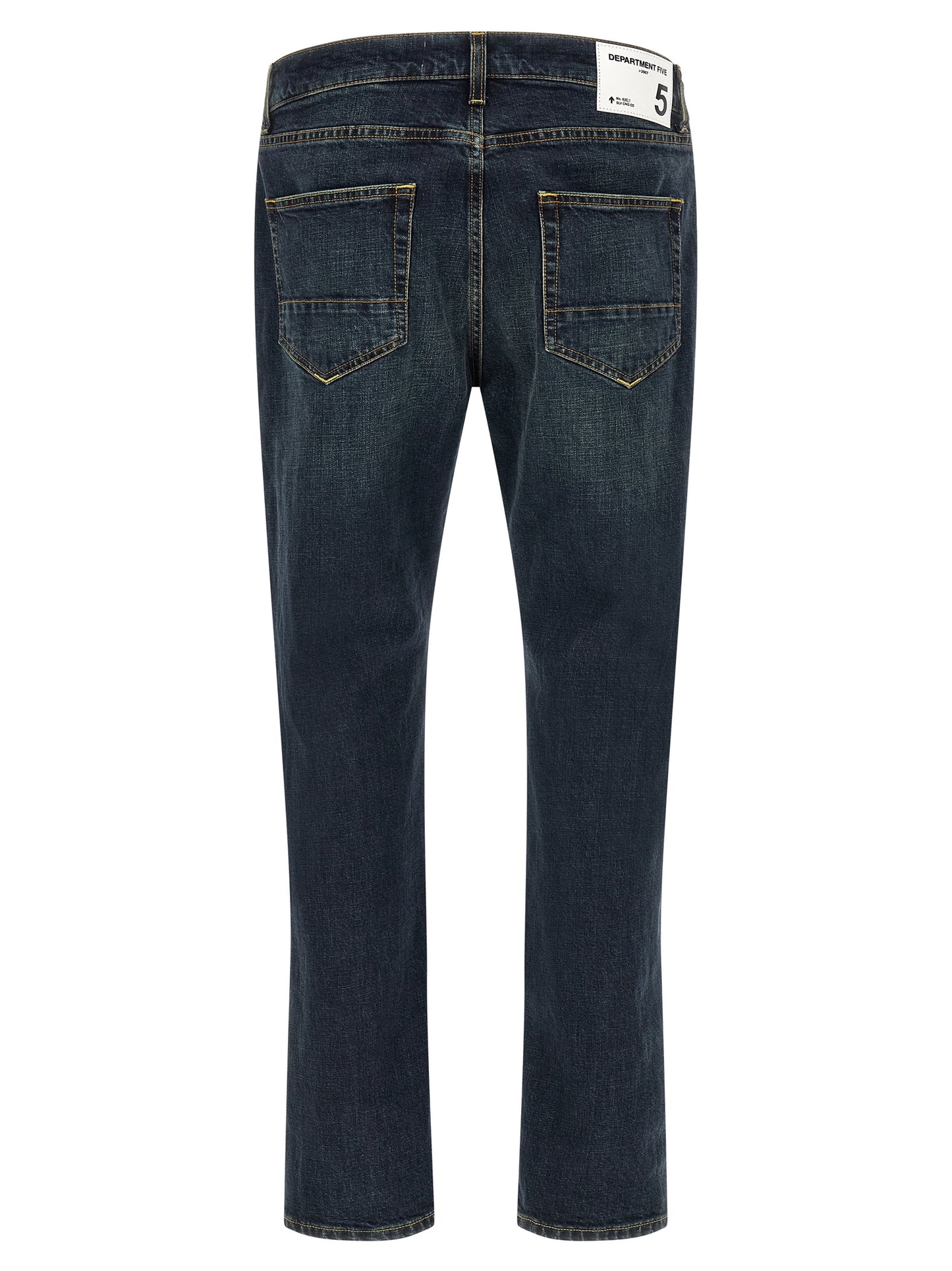 Department 5 Blue Cotton Straight-Leg Jeans