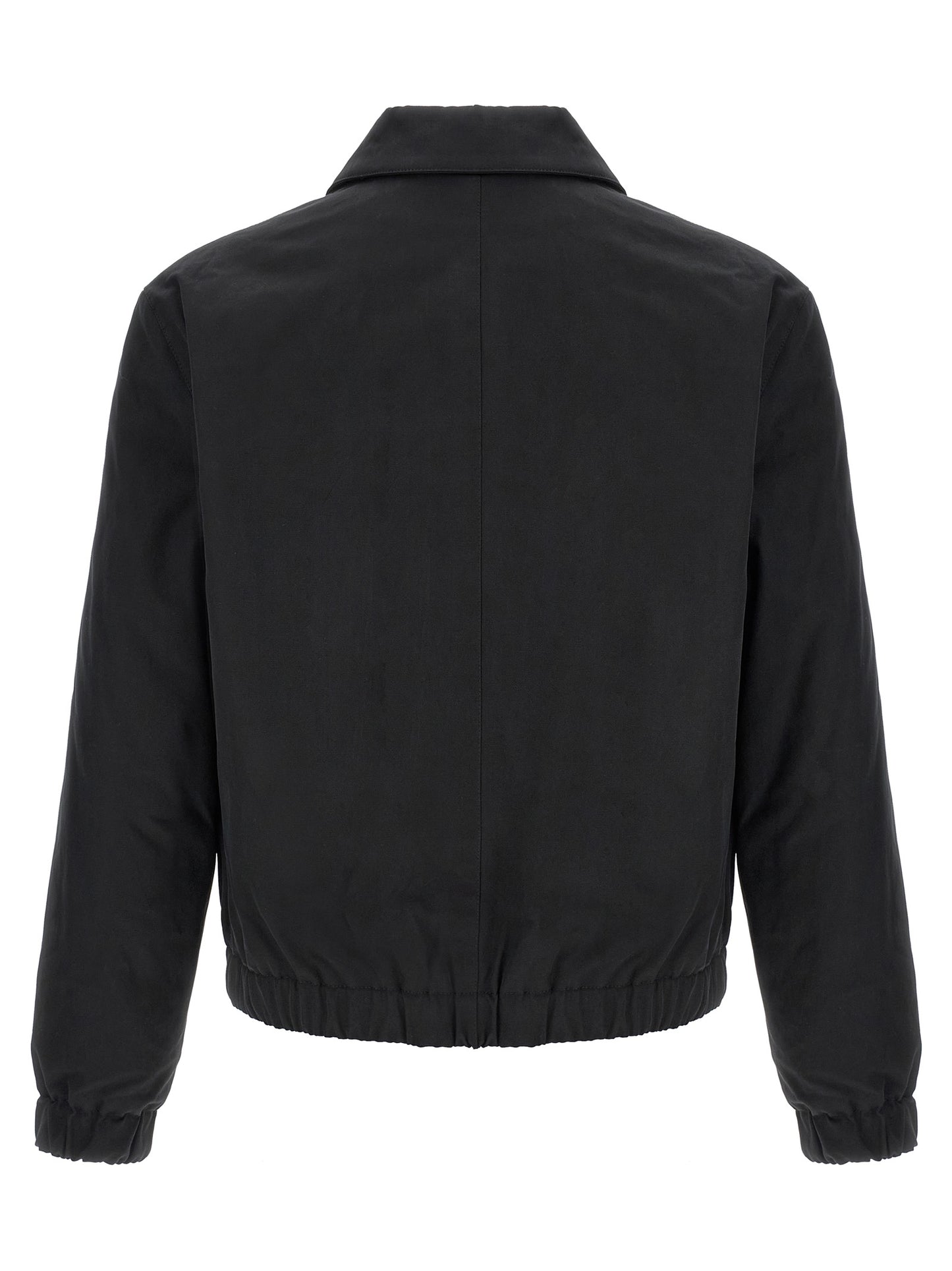 Ami Paris Black Cotton Bomber