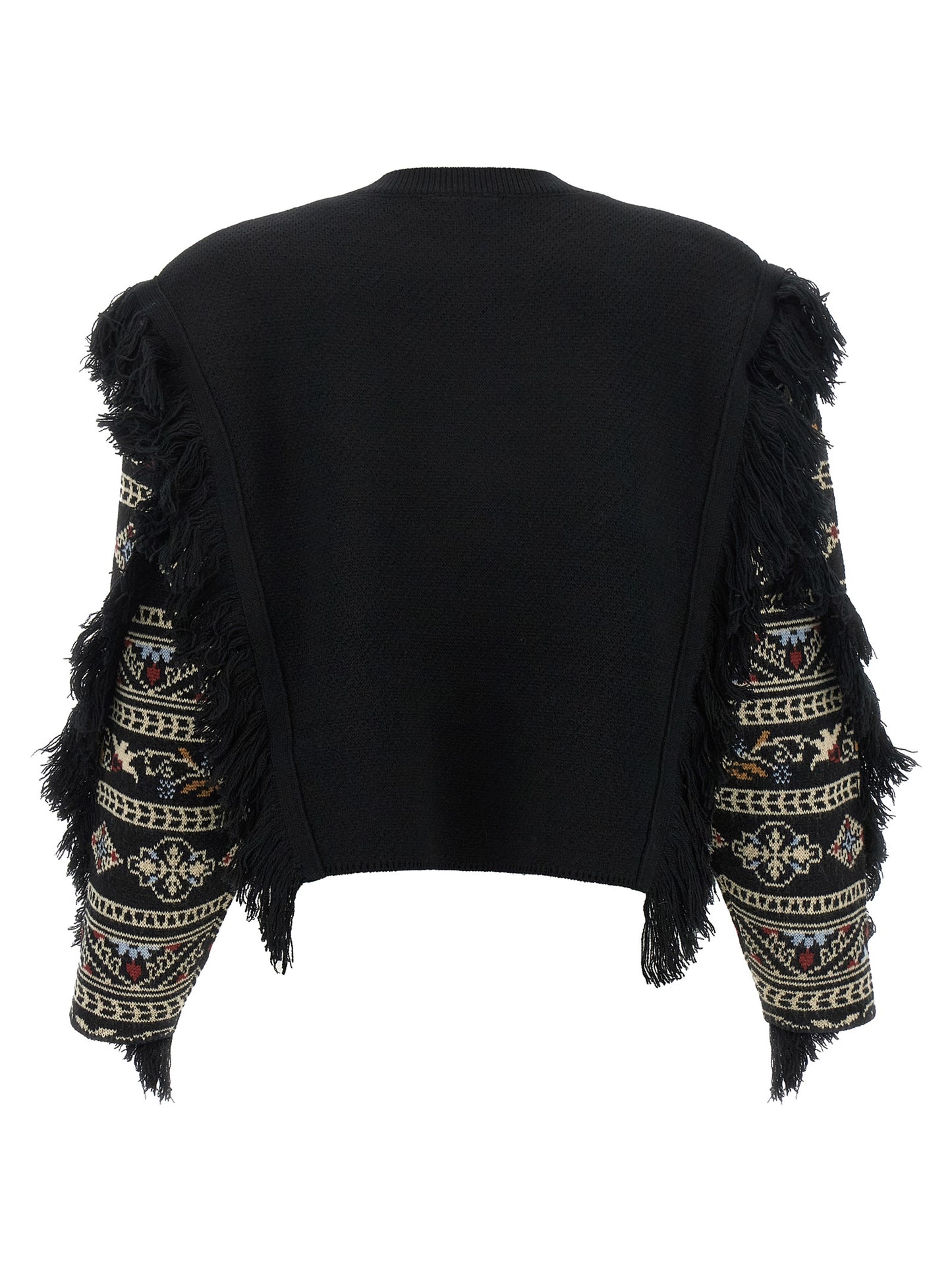 FARM RIO Black Wool Cardigan