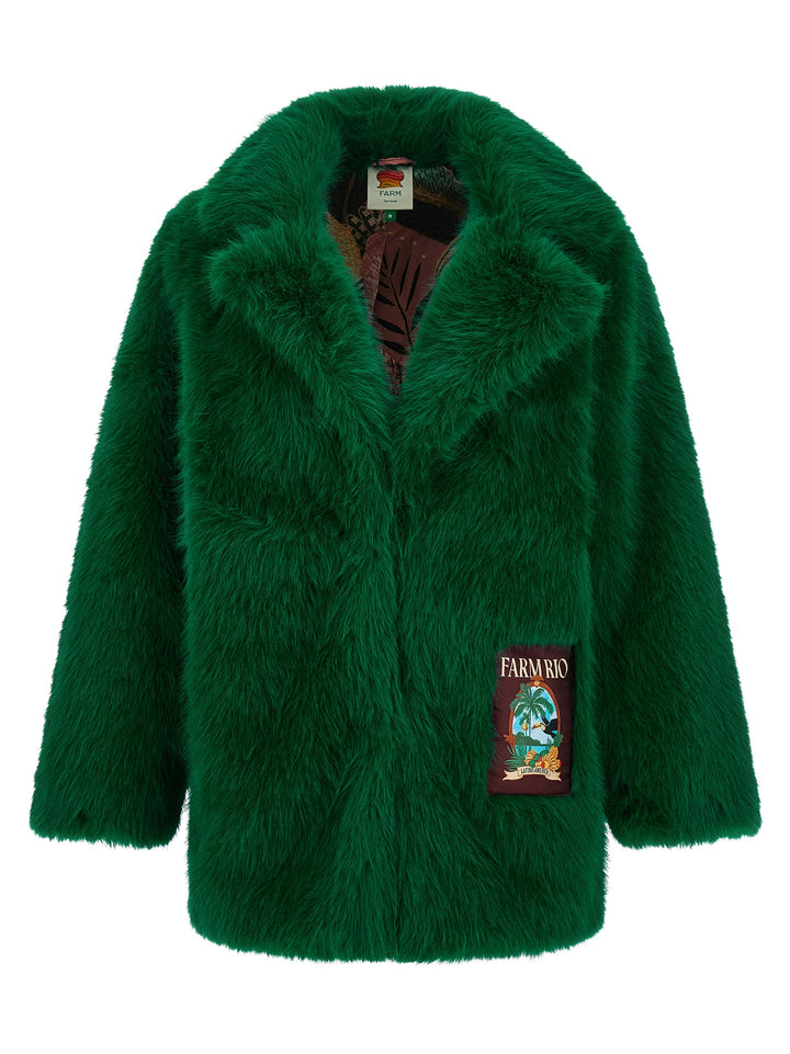 FARM RIO Bicolor Polyester Coat