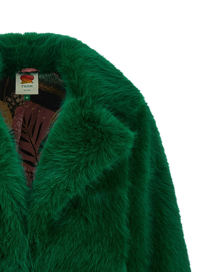 FARM RIO Bicolor Polyester Coat